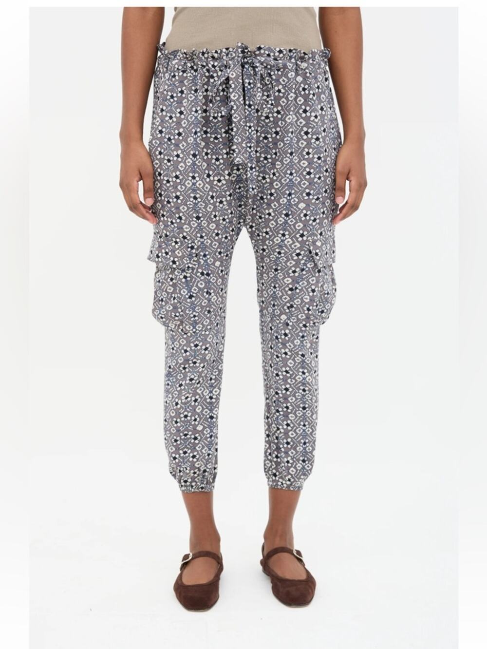 Ulla Johnson Jakarta Silk Floral Harem Lounge Pant, EUC, Size 10, MSRP $598